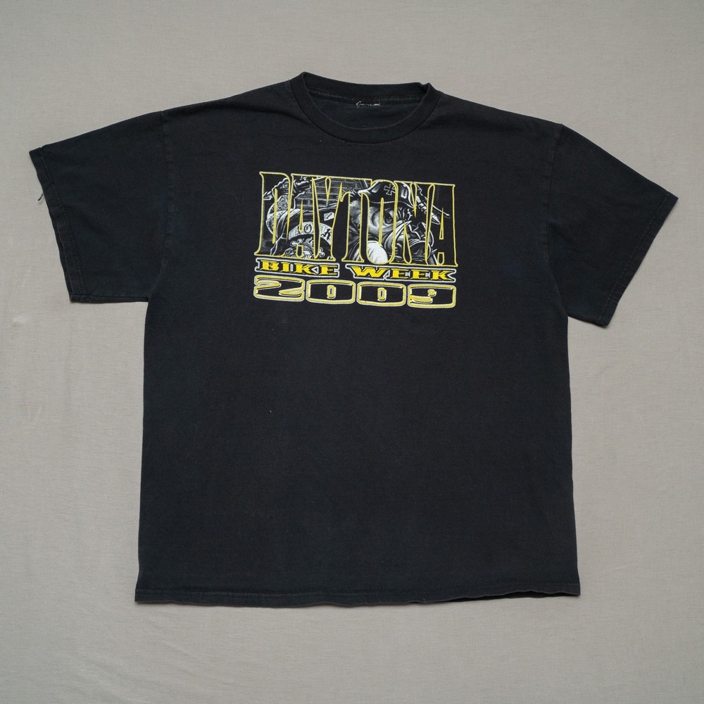 2000s Y2k 2009 Daytona Bike Week Pork Choppers Pig Biker Motorcycle Club T Shirt